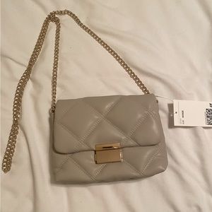 Cute gray evening bag